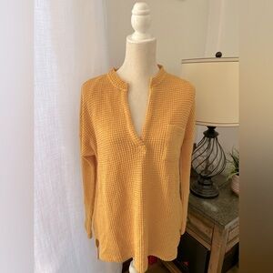 NWOT Pink Lily Waffle Knit Top